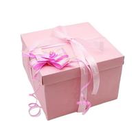 1pc Surprise Explosion Box DIY Easy To Install Novelty Suitable As Gift For Valentine's Day Birthday Wedding And Anniversary rožinė