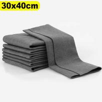1/20PCS Magic Cleaning Cloths Reusable Microfiber Washing Rags Car Window Mirror Wipe Towels Rag Household Kitchen Clean Tools 5PCS gray