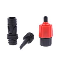 Pripučiamas SUP siurblio vožtuvo adapterių rinkinys - Standartinis oro vožtuvo adapteris su 4 antgaliais, oro siurblio keitiklis baidarėms, banglentėms Onesize black