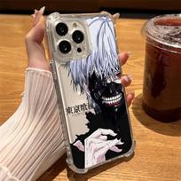 Tokyos Anime Ghouls Hot Phone Case Clear For iPhone 17 16 14 15 11 12 13 Pro Max 16E 16 Plus 17Air Soft Shockproof Silicon Cover iPhone 17 white
