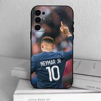 Futbolas 10 NEYMAR JR  Dėklas telefonui Samsung S25,S24,S21,S22,S23,S30,Ultra,S20,Plus,Fe,Minkštas silikoninis juodas dangtelis Samsung S235G gray