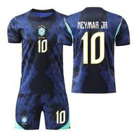 Pasaulio taurės marškinėliai Namų Vinny 10 Neymar 11 Rafinha Vaikų futbolo aprangos Nacionalinė komanda 26#