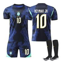 Pasaulio taurės marškinėliai Namų Vinny 10 Neymar 11 Rafinha Vaikų futbolo aprangos Nacionalinė komanda 26#