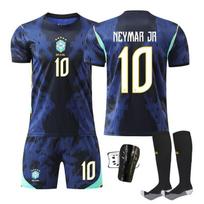 Pasaulio taurės marškinėliai Namų Vinny 10 Neymar 11 Rafinha Vaikų futbolo aprangos Nacionalinė komanda 26#