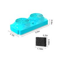 Naminių gyvūnų vandens dozatorius su infraraudonųjų spindulių jutikliu ir dvipusiu filtru. Standard blue