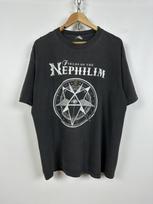 1990 Vintage Fields of the Nephilim UK Tour Band Size XL? Unisex T-Shirt L gray