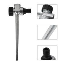 Sprinkler Spike Easy To Install Portable Save Time Silver gray