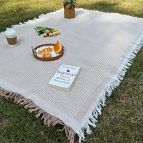 1 vnt. Ins stiliaus iškylos pledas, paplūdimio pledas, minkštas ir sulankstomas lauko kilimėlis – Būtinas pavasario ir vasaros stovyklavimui, vakarėliams 90x90cm chaki