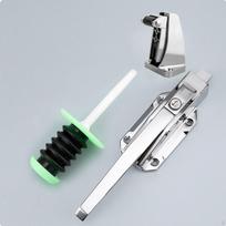 Šaldymo patalpos durų skląstis Cinko lydinio šaldiklio užraktas Pramoninės klasės įėjimas į šaldytą erdvę Lock High Hook 10CM