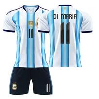 2026 m. Pasaulio taurės Argentinos marškinėliai su logotipu Nr.11 Di Maria 18 blue