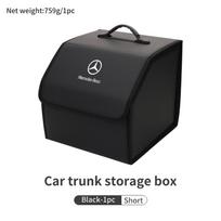 Sulankstoma didelės talpos automobilio bagažinės laikymo dėžė tvarkyklė Mercedes Benz CLK GLC W212 C200 C300 W203 W204 W205 W169 W176 AU1 black
