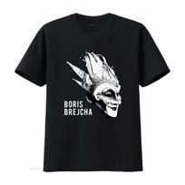 Dj Boris Brejcha Logotipo Marškinėliai Streetwear Spausdinimas Hip Hop Stilius Vintage Vyriški Dizainerio Drabužiai Laisvalaikio Streetwear XL black