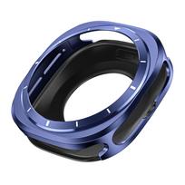 Metal protective case for Samsung Galaxy Watch Ultra 47 mm aluminum alloy mėlyna