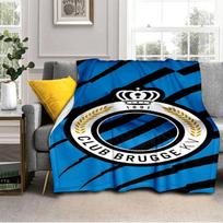 FC Brugge herbas Antklodė Lengva Ideali Lovos Antklodė Puikiai Tinka Kelionėms, Stovyklavimui, Svetainėms, Biurams, Sofoms, Gerbėjui Kalėdinė Dovana 75x90cm