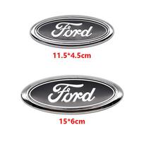 Ford 11,5cm 15cm Logotipas ABS Medžiaga Ford Fiesta Ranger Mondeo Fusion Escape Edge Focus Mustang Galinės bagažinės Emblema Priedai 1Pc 15cm