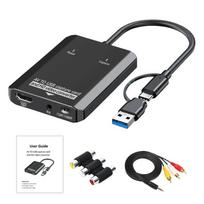 USB Video Capture AV TO HDTV Analog VHS to Digital Converter USB 2.0 Video Capture Card For TV DVD VHS Support Windows Mac Linux