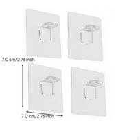 Grindų veidrodžio neslystantis padėkliukas, Universalus pagrindas, Montavimas be gręžimo, Namų dekoras 4 vnt. 4pcs white