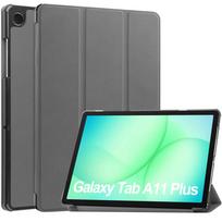 Samsung Galaxy Tab A11 Plus 11 colių dėklas Magnetinis sulankstomas PU odos stovas Funda A11+ SM-X230/SM-X233 11  planšetinio kompiuterio dangtelis Tab A11 Plus 2025 white