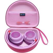 Hard Case for JBL Junior 470NC/320/JR 460NC Kids Headphone, Blue rožinė