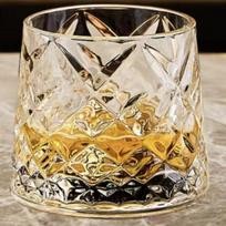 Elegantiškas besisukantis krištalinis viskio taurė - Šviečiantis Mylar puodelis 301-400ml