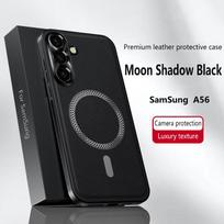 Samsung Galaxy A56 dėklas Magnetinis Elegantiškas Odinis Atsparus Dėvėjimuisi Objektyvas Visiškai Dengiantis Neslystantis Kraštų Apsauginis Korpusas Galaxy A56