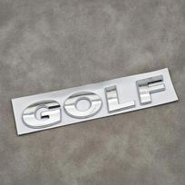 VW 3D ABS Chrome Black Logo GOLF Emblem Letters Sticker Car Rear Trunk Badge For Volkswagen Golf 4 5 6 7 MK3 MK4 MK5 MK6 MK7