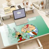 A-Asterix E-Et Obelix Manga pelės kilimėlis neslystantis guminis kraštas užfiksuotas sustiprintas nešiojamojo kompiuterio žaidimų stalo kilimėlis 30cmx60cm(11.8x23.6inch) gray