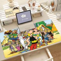 A-Asterix E-Et Obelix Manga pelės kilimėlis neslystantis guminis kraštas užfiksuotas sustiprintas nešiojamojo kompiuterio žaidimų stalo kilimėlis 30cmx60cm(11.8x23.6inch)