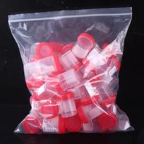 10/50 vnt. 60 ml plastikinis puodelio konteineris Vienkartinis šlapimo surinkimo puodelis Specimenų buteliukas Konteineris su etiketėmis 50PCS white