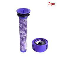 Dust Bin HEPA Filter Accessories For Dyson V6 DC58 DC59 DC62 DC74 Vacuum Part Dust Cup with A Interface Filter Replacement as the picture
