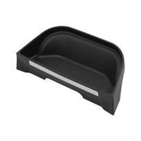 LUCKEASY for BYD Shark 2024 2025 Car Display Screen Rear Silicone Storage Box Tray Organizer Accessories Black