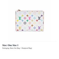 LOUIS VUITTON Takashi Murakami Collaboration Lisa Coated Canvas Wallet Women's White M27736 One Size 2 white