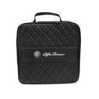Automobilio įkrovimo laido laikymo krepšys Bagažinės organizatorius Alfa Romeo 147 MiTo Giulia 156 159 Stelvio 4C Giulietta Brera Disco Volante juoda