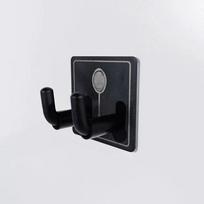 Sieninis raketės laikiklis Teniso raketės laikiklis Badmintono raketės laikiklis Nerūdijančio plieno sieninis kabliukas Laikymo lentyna 1 PCS black