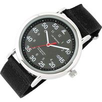 and Solar Powered Battery Military Style Black x [Radweather] Men's Women's Watch, (No Required), (01. Black) gray