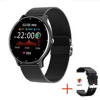 2024 m. naujas „Bluetooth“ skambinimo 1,28 colio HD išmanusis laikrodis vyrams viso jutiklinio ekrano sporto kūno rengybos laikrodis IP67, atsparus vandeniui širdies ritmo „Bluetooth“ mesh belt juoda