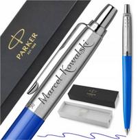 Parker Jotter mėlynas rašiklis su graviravimu – jubiliejinė dovana