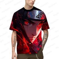 Anime Vyrai Dovana Vyriški marškinėliai Y2k Drabužiai Naruto Hip Hop Tops Vaikams Essentials marškinėliai Gatvės drabužiai 100-5XL trumpomis rankovėmis 2024 m. XL black