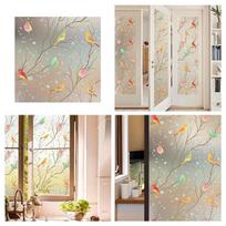 Magnolijos langų plėvelė Statiniu prilipimu Šilumos kontrolė Privatumo apsauga Dropshipping Daugkartinio naudojimo Nuimama Stiklo plėvelė Namų dekoravimas 30x100cm white