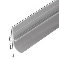 PVC Durų Apačios Sandarinimo Juosta Lipni Garso Izoliacija Po Durų Apsauga Tarpų Užpildas Stiklui/Langui Stiprus Sukibimas Durų Stabdys 1pc pilka spalva