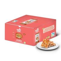 Paper Boat Chikki, Peanut Bar, No Added Preservatives and Colours | Gajak | Sweets | Made with Jaggery | Gazak (Pack of 30, 25 grams Each) 750GM beige
