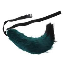 Wolf Ears Tail Handmade Animal Furry Kitten Headband Hair Hoop for Masquerade black