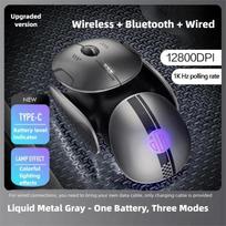 Inphic X2 Tylinė Bluetooth Pelė Metalinis Pagrindas Įkraunama Belaidė Žaidimų Pelė Kompiuteriui Nešiojamam Kompiuteriui Biurui Žaidimui