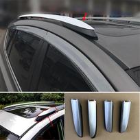 Galinio dangčio stogo bagažinės turėklai 4 vnt./komplektas Automobilių priedai Tiesiogiai keičiamas dangtelis Sidabrinis tonas + juoda Praktiška naudoti CHINA black