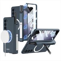 Samsung Z Fold 5 Magnetic Wireless Charging Case - Full Coverage, Creative Design, with Stand Without Pen