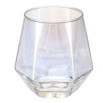 1/2/4 vnt. Deimantiniai viskio taurės 10oz Vyno taurės be kotelio Geometrinio dizaino Vynui Raudonajam baltajam vynui Gimtadieniams Vestuvėms Bachileriams 4pcs