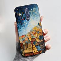 Korpusas Nokia 8 / Nokia 8 Sirocco telefonui Dėklas Estetiškas Madingas Mielas Katė Juodas Matinis Minkštas TPU Silikonas Apsauginis Dangtelis Buferis Nokia 8 gray