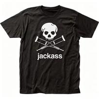 Jackass Geriausias ir Paskutinis Logotipo Grafika Spausdinti Marškinėliai Unisex Mada Klasikiniai 2026 Vasaros Marškinėliai Streetwear S black