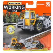 Mattel Matchbox Real Working Rigs 2025 1:64 Mastelio lieto metalo modeliniai automobiliai Sunkvežimis Gelbėtojas, Statybinė transporto priemonė Visiškai naujas black