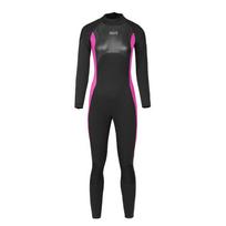 OUZO Womens 3mm Full Wetsuit Diving Surfing Snorkeling Winter Swimming Thermal Neoprene Suit L black